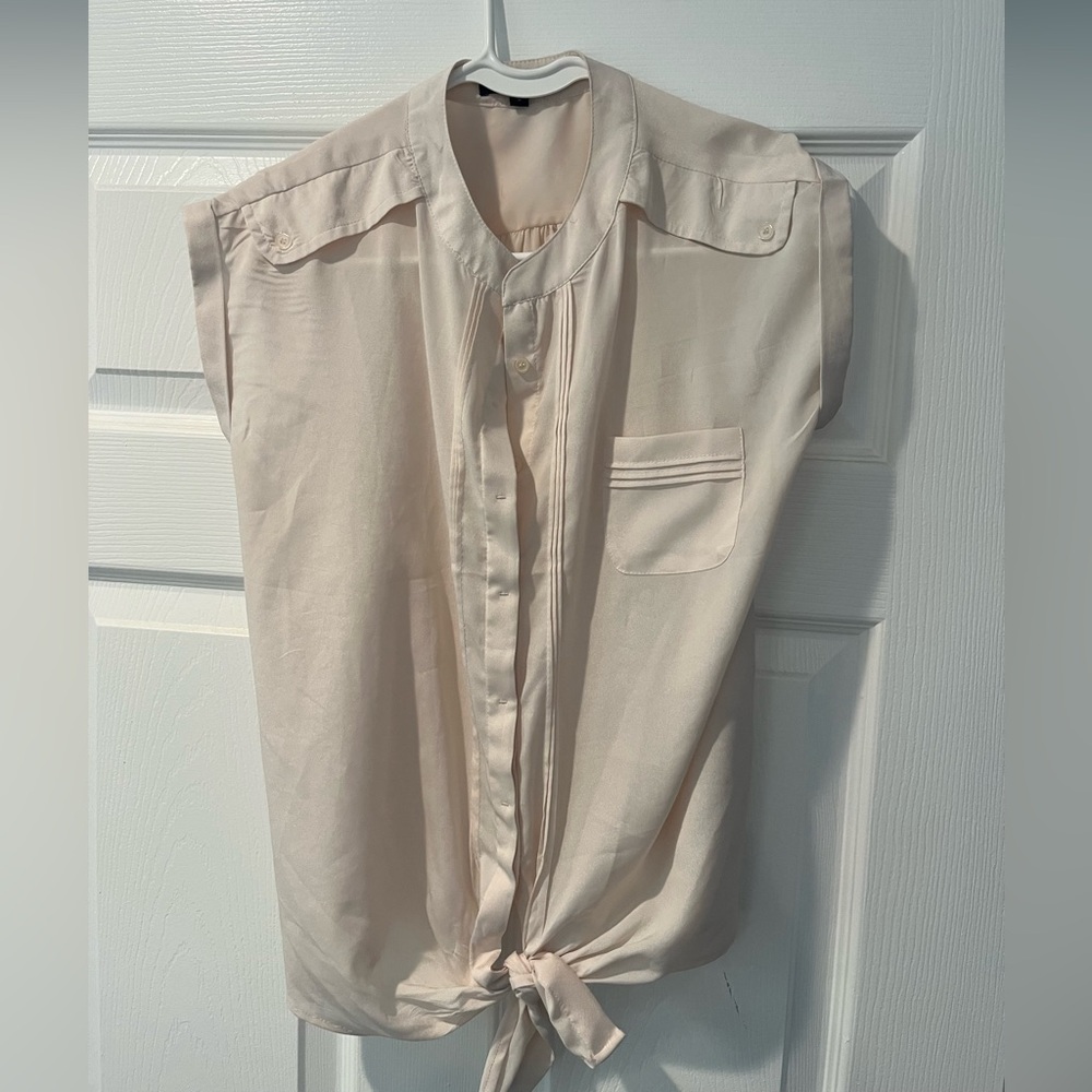 Velvet Heart Tie Front Blouse